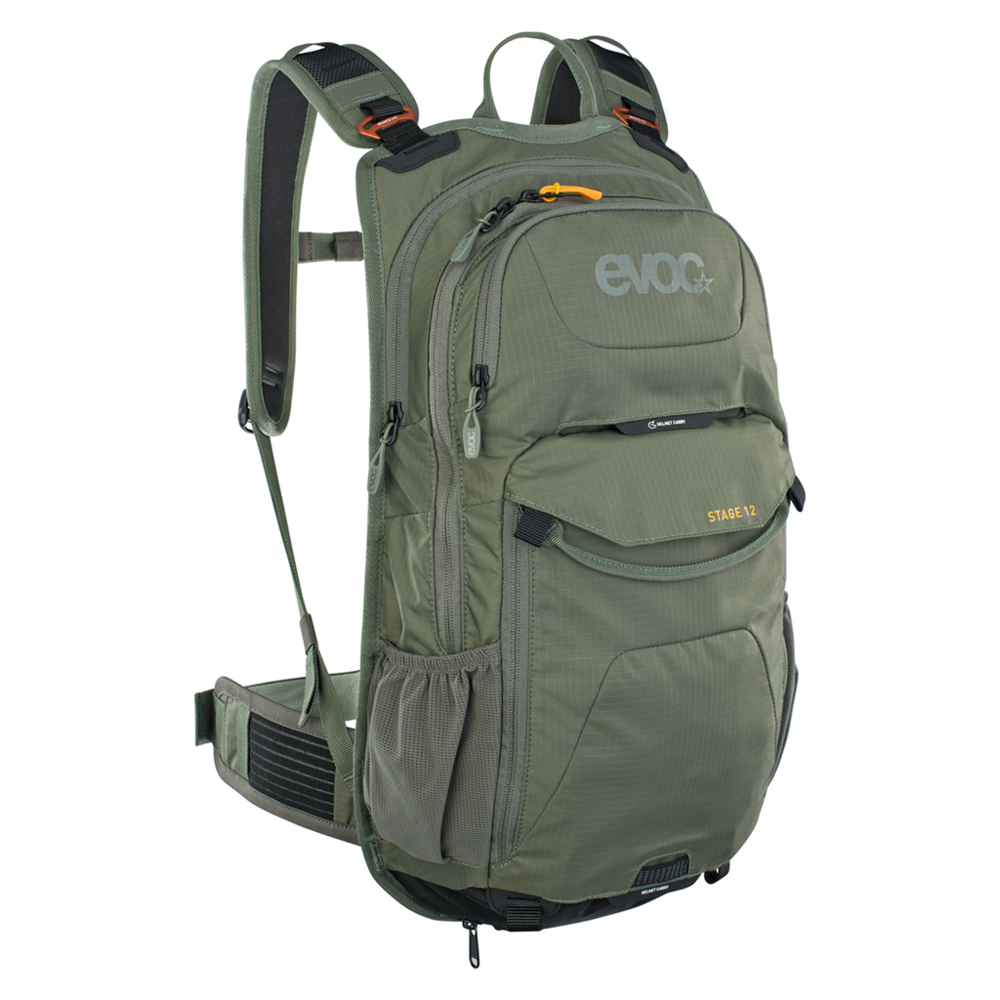 Evoc Stage 12L Backpack one size dark olive Unisex