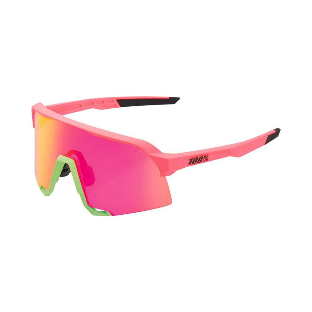 100% S3 Brille matte washed out neon pink