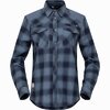 Norrona Femund Flanellhemd W's Marineblauer Blazer