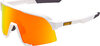 100% 100% S3 Glases Soft Tact white-HiPER red ML