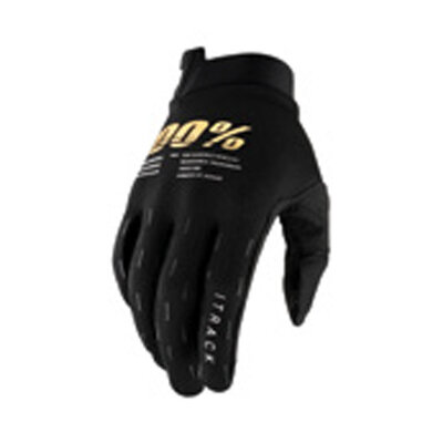 100% iTrack Youth Gloves black KXL