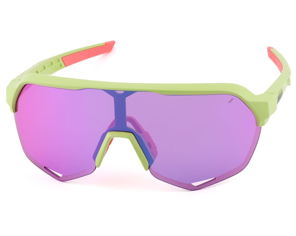100% S2 Glases matte washed out neon yellow
