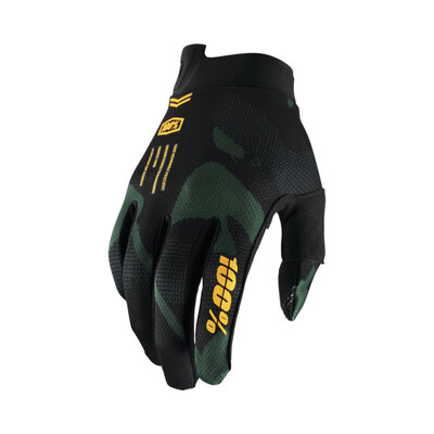 100% iTrack Youth Gloves sentinel black KS