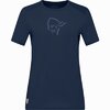 Norrona femund equaliser Merino T-Shirt W's Indigo-Nacht