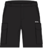 Mons Royale Mens All Mission Cargo Shorts black